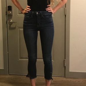 Vervet Jeans Mid Rise Ankle Skinny w/Ankle Zippers